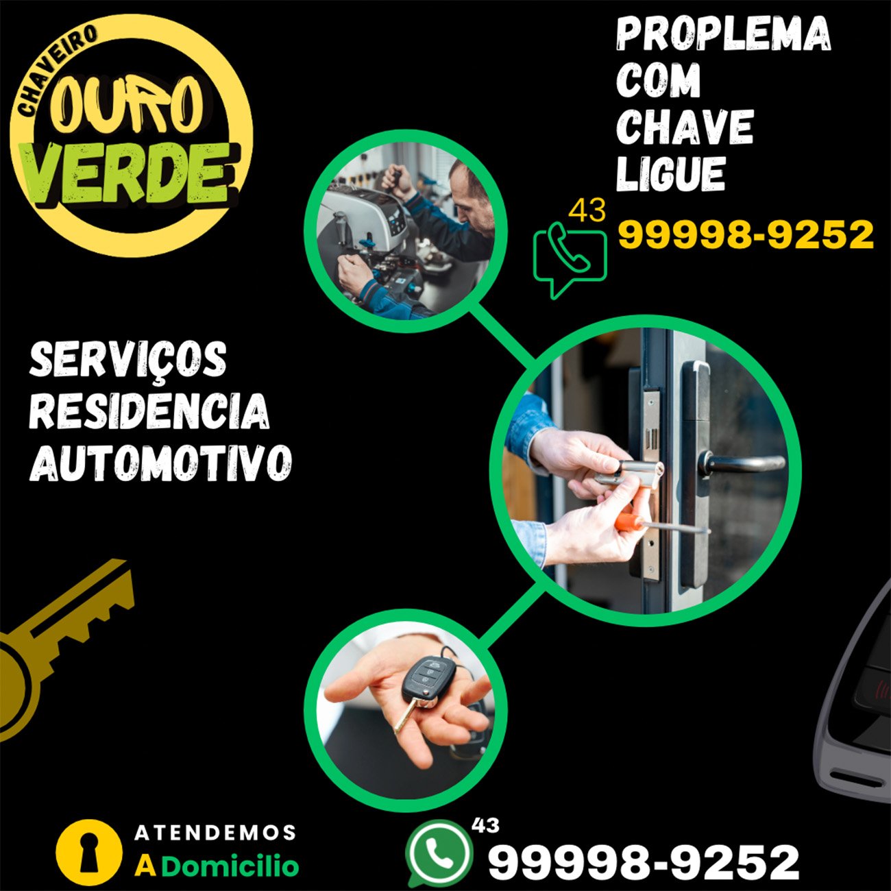 chaveiro ouro verde londrina
